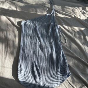 Free People One Shoulder Open Back Tank